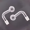 Factory Wholesale Glass Oil Burner Pipe 10mm 14mm 18mm Male Bent Shape Design Banger Nail 45 90 Degree Cheapest