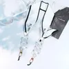 Mode acryl nylon touw winddichte ketting lanyard afdrukken zijden sjaal antislip brillen ketting halsband bril accessoire