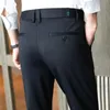 Costumes pour hommes Blazers Printemps Été Coréen Slim Fit Pantalon de costume étiré pour hommes Vêtements 2022 Pantalon de bureau d'affaires Pantalon de tenue formelle Pantalon