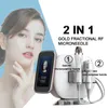 Fractional RF Microneedle Equipment Cold Hammer Shrink Pores Acne Treatment Stretch Marks Remover Micro-needle Gold Radio Frequency Face Wrinkle Removal Machine