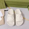 صندل نسائي منزلق مع G Designer Sandals - منصة Slide Mens Flip Flops أحذية الصيف موضة شبشب عريض مع صندوق