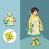 Keconutbear Children Raincoat Impermeable Boys Girls Rainwear Hiking Child Fashion Rain Coat Student Rainsuit 220427