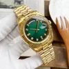 Мужские часы 41 -мм высококачественные роскошные автоматические часы жены Womens Watch 36 мм автоматическое механическое движение 904L браслет из нержавеющей стали светятся водонепроницаемые золотые часы