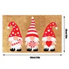 Carpets Christmas Doormat Welcome Home Non-slip Gnome Dwarf Door Mats Merry Holiday Entrance Mat Kitchen Bath Floor MatCarpets