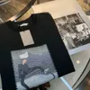 Мода мужчина футболка дизайнер дизайнер печать мужчина футболка классические мужчины половые хлопковые одежды Хип -хоп -стрит одежда короткий рукав