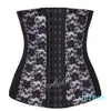 2022 new fashion Shapers Plus Size Waist Trainer Corset Steel Boned Waist Cincher Body Shaper Lace Waist Training Corsets Tight Lacing Slimming Shaperwear top