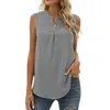Women's Blouses Shirts European and American clothing spring summer new solid color loose V-neck sleeveless lace