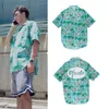 Dernier Designer Nouvelle Meilleure Version Été Style Rhude t-shirt Hommes Femmes Flamingo Skateboard À Manches Courtes Vert Oiseau Mode Coton Tees 1pw1