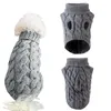犬のアパレル冬の編み服温かいジャンパーセーター小さな大きな犬のペット衣類コート編み物布ジャージーペロ＃15