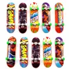 10pcs Lot en alliage d'aluminium Mini Finger Skateboards Unti planche lisse garçons jouet Skate Tech camion cadeaux de fête 220608