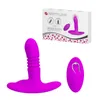 Control remoto 12 velocidades Invisible desgaste telescópico G-spot estimular Anal Plug butt plug Strapon Dildo vibrador juguetes sexy para mujer