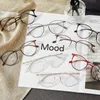 Mode Sonnenbrillen Rahmen Acetat Unisex Solide Legierung Gläser Rahmen Frauen Rezept Designer Metallic Kreis Myopie GläserMode