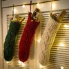 Tricot chaussettes de Noël décoratif tenture murale drôle sac de bonbons chaussettes heureux femmes hommes chaussettes nouvel an cadeau pour hommes losange