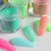 10Pcs Pink Sugar Powder Nail Glitter Sparkly Candy Colorful Bulk Fine Pigment Dust Kit For Manicure Gel Nail Art Decorations 220525