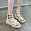 Sandaler Comemore 2022 Summer Shoes Woman Casual Women's Sandal Gladiator Ladies Flip Flops Slides Cool Boots Sandalias Mujersandals