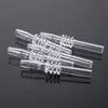 In Stock Quartz Tip Quartz Nail Smoking Accessories 10mm 14mm 18mm Joint Male for Mini Nectar Collector Kits Straw Tube Tips