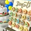 Cyuan Donut Wall Stand Donut Display Decoração de casamento Dount Party Party Party Party Birthday Decor Baby Supplies Baby Supplies 220727