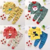 Kleidungssets Baby -Pyjamas Set Langarm Tshirt Hosenanzug Kind Kleinkind Junge Mädchen Weihnachtskleidung Home Outfits Setclothing Setclothing