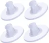 Ear Care Supply 100 Pack Earring Backs Stoppers Clear Rubber Bullet Clutch Earring Back with Pad