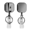 Keychains 2 Pack Small Heavy Duty Retractable Badge Holders Reel ID With Belt Clip Key Ring For Name Card Keychain Smal22