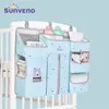 Sunveno Organizzatore per culla per culla, borsa da appendere per neonati, abbigliamento per bambini, organizer per biancheria da letto, pannolini, borsa per pannolini 220531