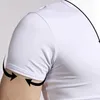 Мужские топы Teers футболка мужская мода тенденции фитнес футболка лето V шеи с коротким рукавом хлопок LT39 размер 5XL 220325