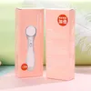 Electric Ionic Face Cleanser Massager White Pink Vibrating Facial Cleanser Scrub Roller Women Beauty Tools