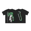 Модная мужская футболка белая змея знаменитая дизайнерская футболка Big V высококачественные хип-хоп мужчины женщины с коротким рукавом S-xl 032