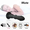 NXY Anal Toys Remote Control Plug Bead Butt Male prostaat Massager Vibrator Seks voor mannen Suction Cup Dildo Vrouwen 220510
