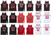 カスタムバスケットボールジャージは91 Rodman 33 Pippen 25 Kerr 7 Kukoc Jersey S6XL Mitchell Ness 199596 9798メッシュハードウッドクラシックレトロバージョン男性女性青年エル