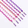 Hair Rubber Bands Color Braided Ring Curly Tray Tools Twist Braids Little Girls Hair Accessories Headdress AA220323