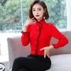 Women's Blouses Shirts Office Draag Women Korean Fashion Blusas Mujer de Moda 2022 Tops Chic Point Chemises Femme Urbano Bonitas y Baratas