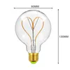 Lampenbirnen Home Retro Glühbirne E27 Leichtes LED -Filament 110V 220V 4W Dimmbare G95 Vintage Ampulle Glühlampe Spiral Lampled Lampben