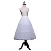 White Long Petticoat Crinoline Underskirt Wedding Prom Dress Hoop Skirt Petticoat 3-Bone Petticoat