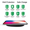 Snelle Qi Wireless Charger Quick Charging USB Power Adapter voor iPhone13 12 Mini 11 Pro XS Max 7 8 Plus Samsung S20 8 S9 Plus 5V 2A 9V 1.67A met retailpakket