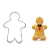 Christmas Cookie Cutters Moulds Aluminum Alloy Cute Animal Shape Biscuit Mold DIY Fondant Pastry Decorating Baking Kitchen Tools P0719