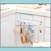 Portes de almacenamiento Backs Organizaci￳n dom￩stica Housekee Garden Ll Puerta de gabinete de toallas de toallas B DHSHV