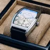 손목 시계 men39S 특이한 고급 디자인 와인 배럴 다이얼 시계 남자 캐주얼 스포츠 스틸 쿼츠 남성을위한 시계 remculin2628570