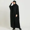 Abbigliamento etnico Ramadan Eid Preghiera Indumento Abaya Dubai Abito musulmano Lungo Khimar Hijab Abaya per le donne Turchia Jilbab Islam Niqab Djellaba Bu