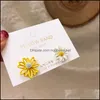 Charm Earrings Jewelry Korean Cute Small Flower Stud For Women Frh And Sweet Statement Earring Girl Drop Delivery 2021 8Jrvh
