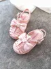 Melissa Kinderen Sandalen 2022 Nieuwe Zomer Meisjes Jelly Schoenen Roma Ademend Retro Strand Schoenen Kinderen Prinses Sandalen HMI044 G220512