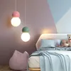 Pendant Lamps Bedroom Bedside Lights Round Modern Simple Single Head Long Line Bar Table Lamp Art Dining Small LightsPendant