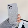 Galvanisierte Kieselmuster-Shell-Telefonhüllen für iPhone 13 12 Pro Max 11 XR XS X Weiches TPU Minimalistischer Stil unebene einfarbige kreative Mode-Handyhülle 2022