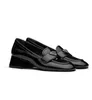 Mocassini da donna scarpe casual Platform Heel sneaker di lusso in pelle nera Monolith mocassino a punta in pelle spazzolata in scarpe eleganti di marca Blacks EU35-41