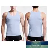 Summer Men's Casual Fashion Men Muscle Sleeveless Slim Tee Shirt Tank Top Bodybuilding Fitness Vest Sports Male W220426