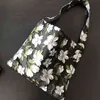 Borse da sera Borsa a tracolla Jacquard Nero Vintage Gardenia francese goffrato ad angolo retto sotto le ascelle 220608