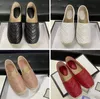designerskie kobiety sandały skórzane espadrille sandały luksusowe buty platformy z podwójnym glides metalowe buty do splotu plażowego Rozmiar 36-41 369777