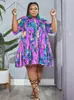 Plus Size Dresses Women Shirt Dress Draped Cascading Summer Oversized Ladies Sexy Short Elegant Wholesale Bulk DropPlus