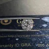 Mosangnai d vvs1 65x65mm 1 karat almofada corte ceia branco moissanite diamond solto pedras preciosas