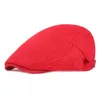 Bérets Couleurs Hommes Mode Casquette Plate Maille Été Golf Conduite Respirant Soleil Béret Cabbie Chapeau Style Français Réglable BéretsBérets Wend22